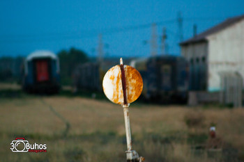 señales / Señal de tren, via muerta.