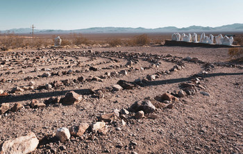 Rhyolite, ghost town in Nevada / did you see a ghost?