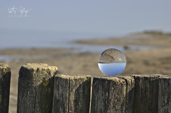 Ein schöner Tag am Strand / Mit einem Lensball am Strand