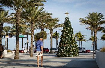 Winter spirit / Florida, Fort Lauderdale, 1st of January