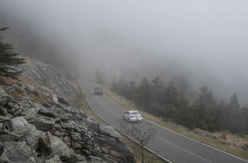 into the unknown / Grandfather Mountain (North Carolina) in November