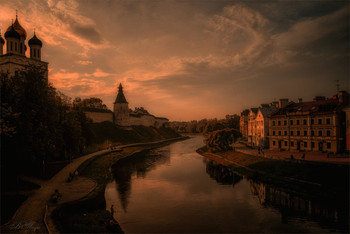 Der Abend am Wasser / ***